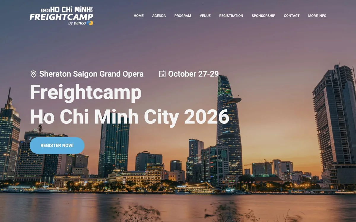 Preview of the 2026 Global Freightcamp website