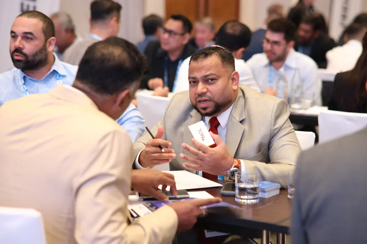 Delegates in a one-to-one freight forwarding meeting at Freightcamp Bangkok 2025